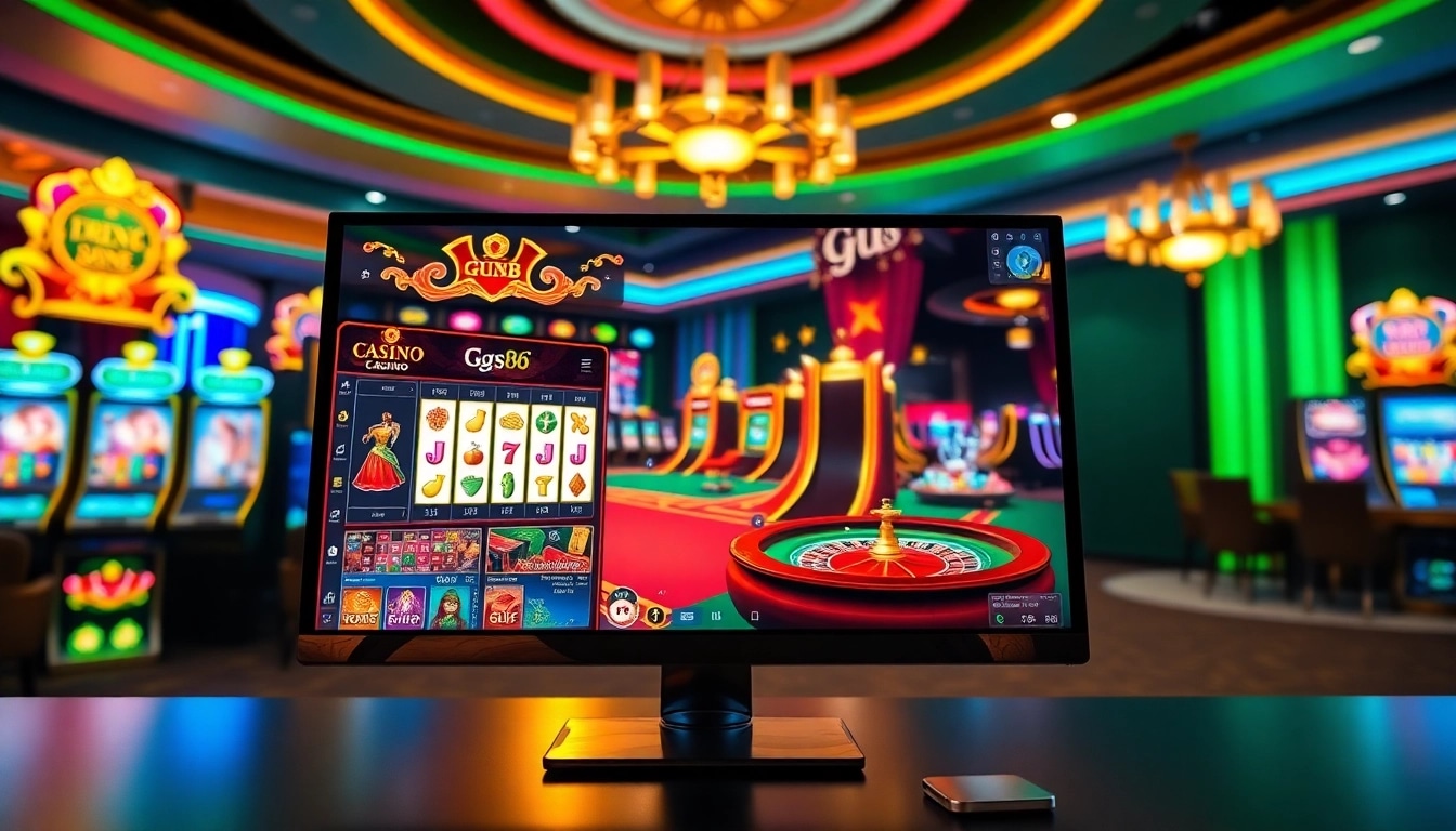 Experience the thrill at gg88 casino with vibrant games on a luxurious online platform.