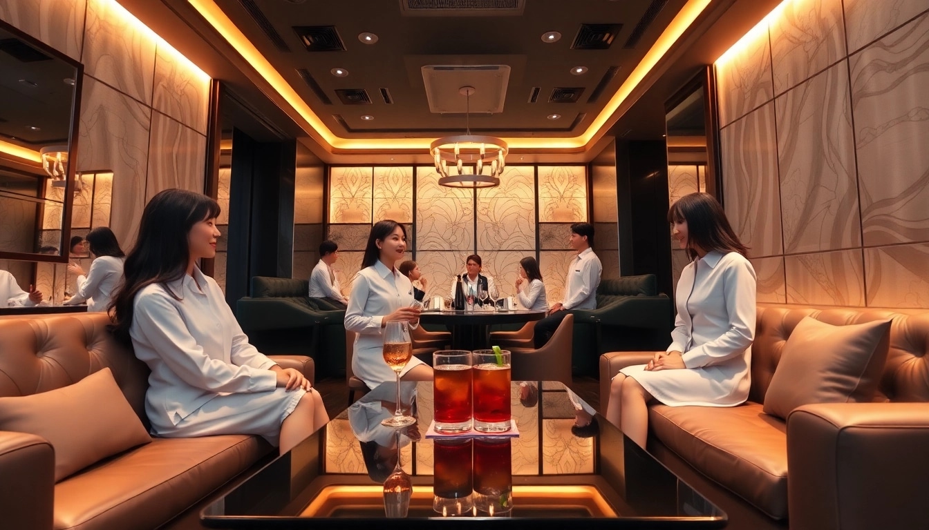 Ingyedong shirt room with elegant style and warm ambiance, featuring attentive staff.