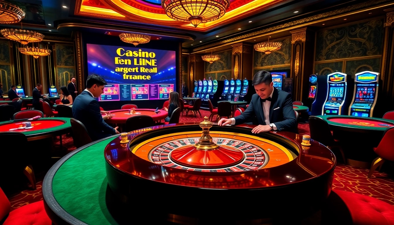 Découvrez l'excitation de jouer au casino en ligne argent réel France avec des tables de jeu vibrantes et passionnantes.