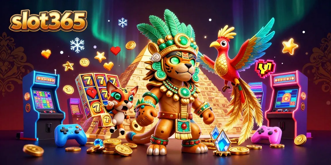 Engage in exciting gameplay at slot365 with vibrant visuals featuring dynamic casino elements.