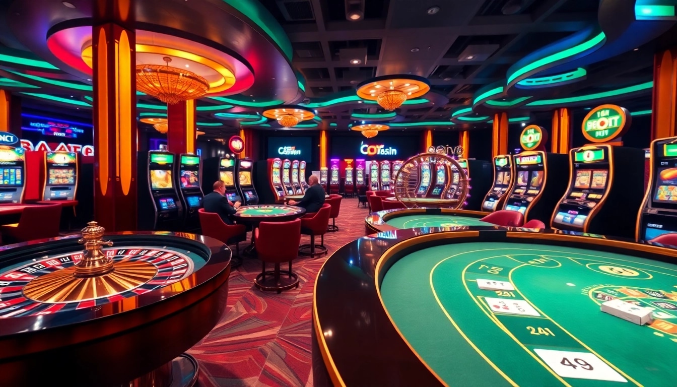 Découvrez l'excitation du casino en ligne argent réel France avec des machines à sous colorées et des tables de poker.
