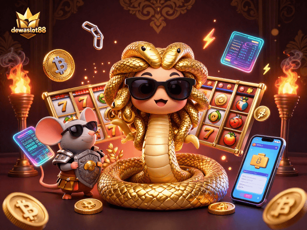 Mainkan slot gacor di dewaslot88 dengan Medusa dan elemen permainan menarik.