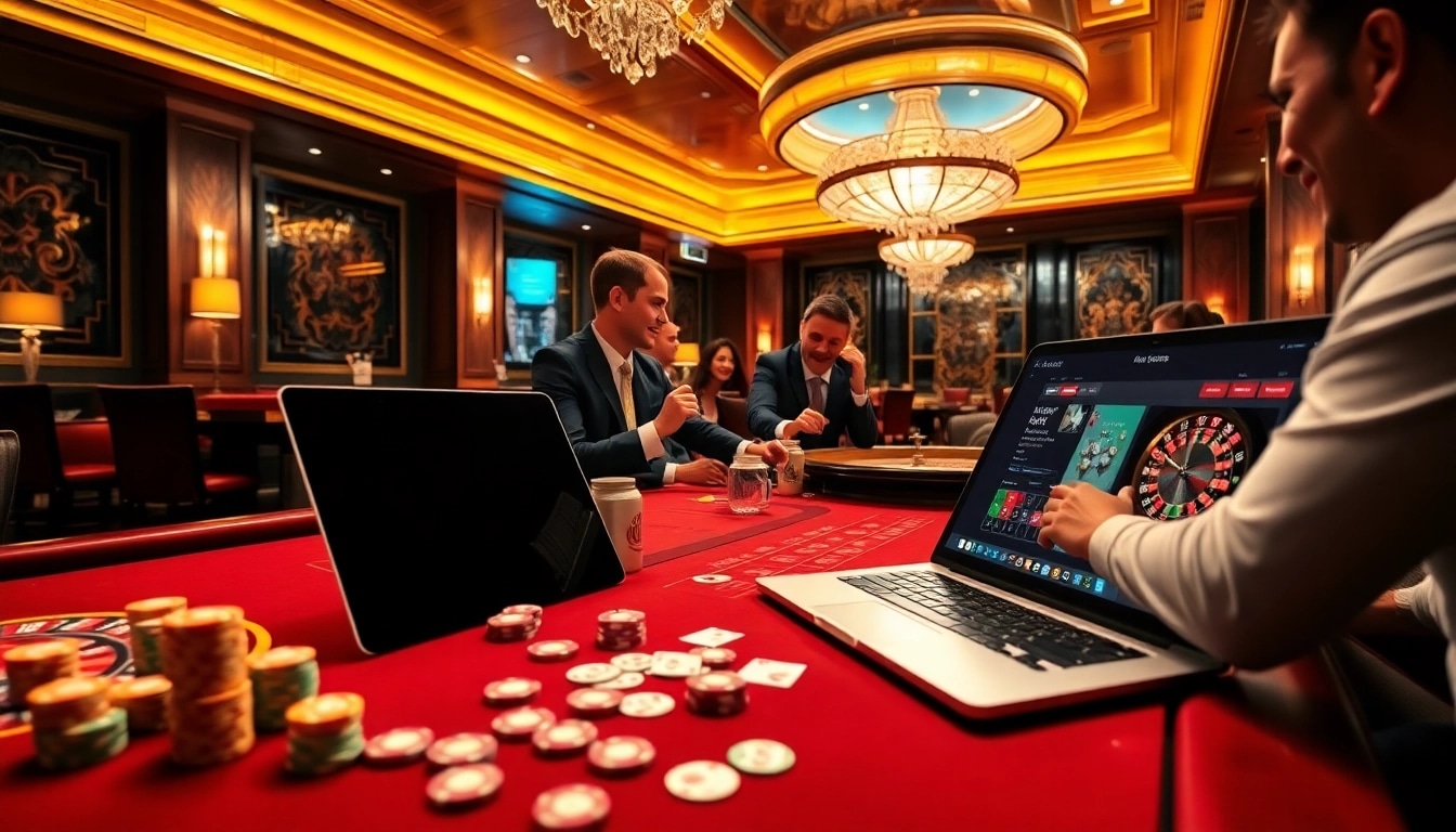 Participer à des jeux palpitants dans un casino en ligne fiable avec des installations luxueuses et des joueurs enthousiastes.