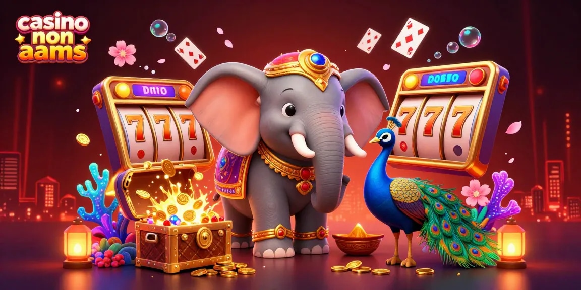 Scopri le emozionanti offerte nei casinò non AAMS con un'illustrazione vivace.