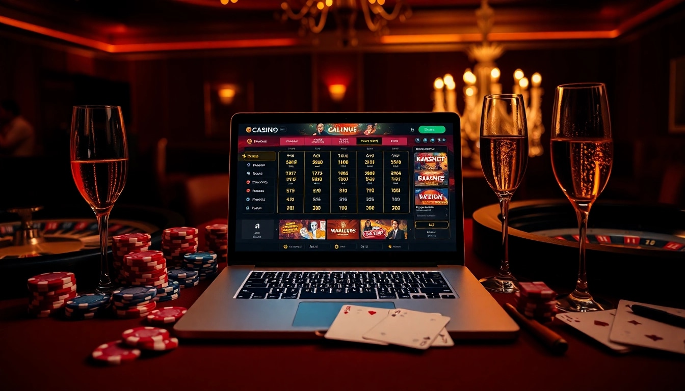 Action de jeu intense dans un 'casino en ligne argent réel france' avec des jetons vibrants et des paris palpitants.