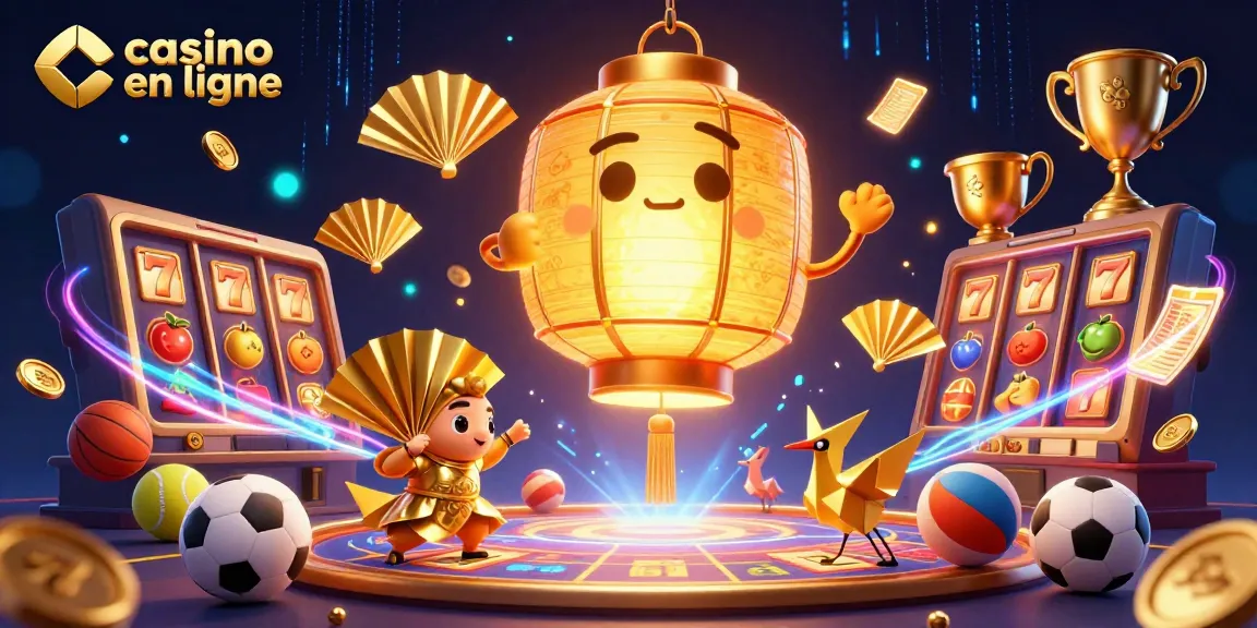 Vivez l'excitation des jeux de casino en ligne avec cette illustration animée captivante.