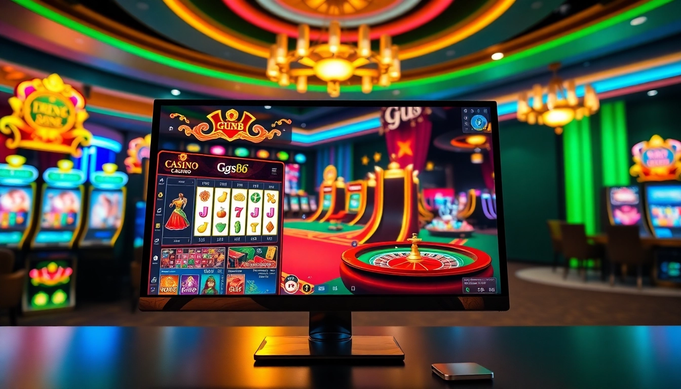 Experience the thrill at gg88 casino with vibrant games on a luxurious online platform.
