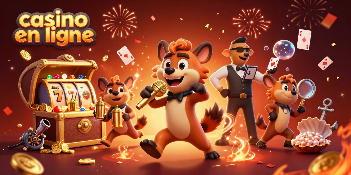 Ce casino en ligne présente des hyènes animées jouant à des jeux délirants et divertissants.