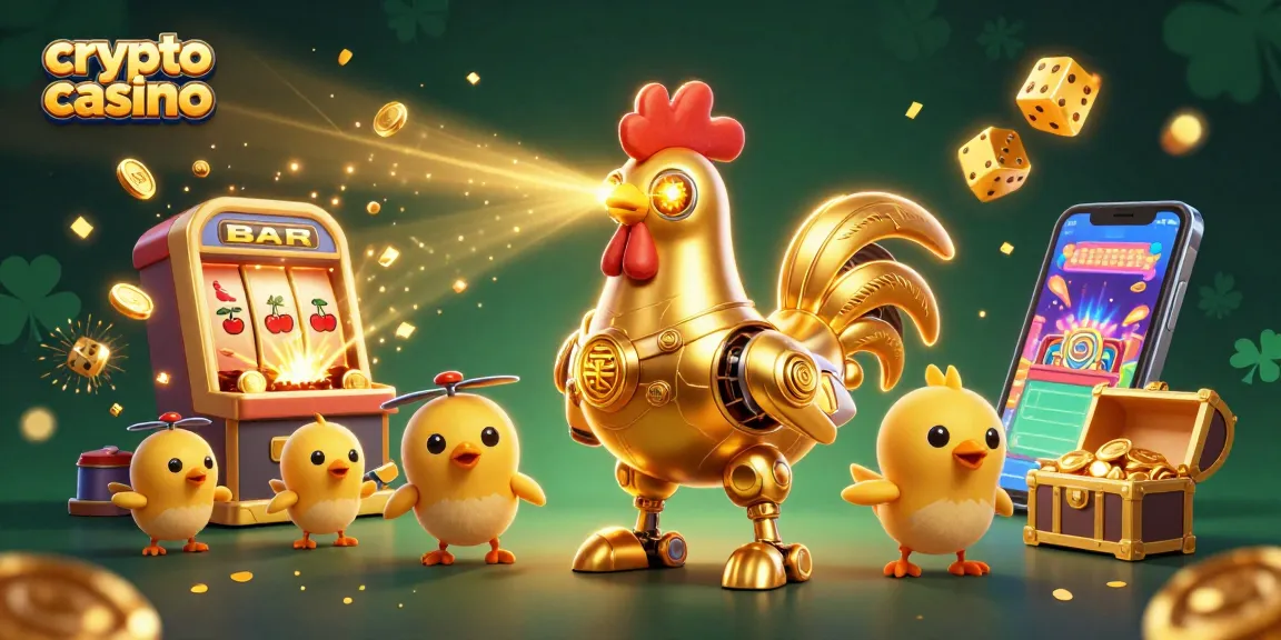 Gioca nei migliori casino crypto e vinci con il robot gallo dorato e gli originali giochi d'azzardo.