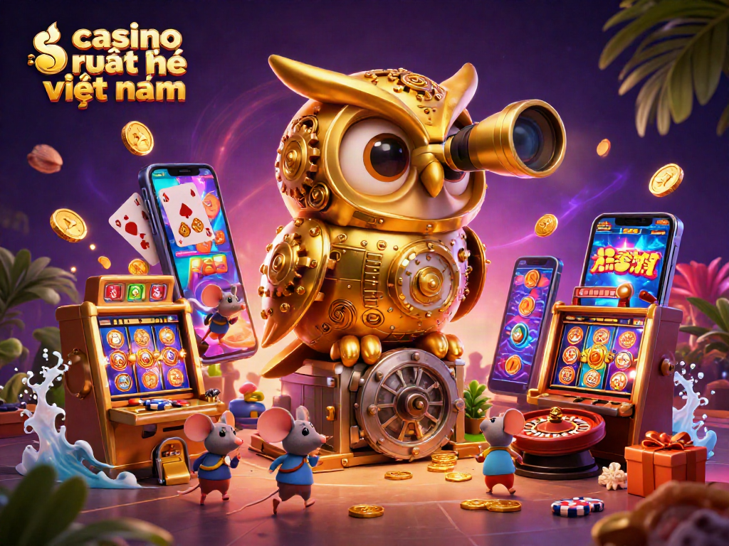 Tham gia sòng bạc trực tuyến Việt Nam với chú cú vàng và các trò chơi hấp dẫn.