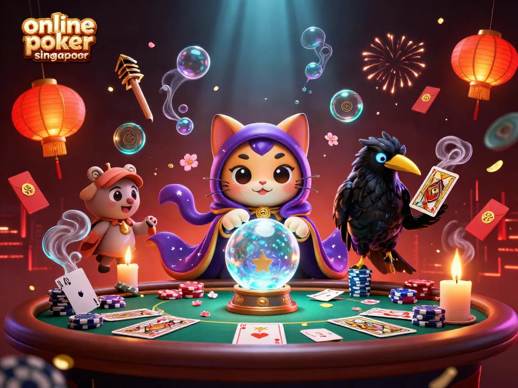 Engage in thrilling online poker Singapore action with vivid visuals and dynamic casino elements.