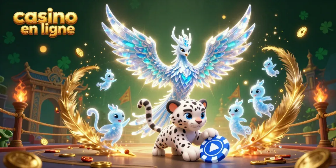 Jouez sur un casino en ligne avec des personnages animés au poker et éléments de jeu captivants.