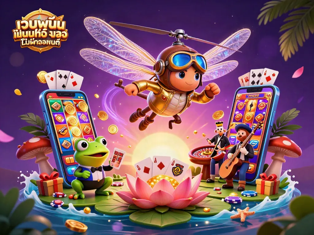เล่นเกมพนันออนไลน์ ตรง ไม่ผ่านเอเย่นต์ สนุกสนานกับดีลเลอร์และการ์ตูนสุดน่ารักในคาสิโน