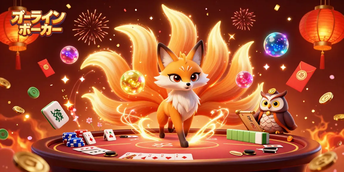 オンラインポーカーで特別な瞬間を楽しむ3Dイラスト。