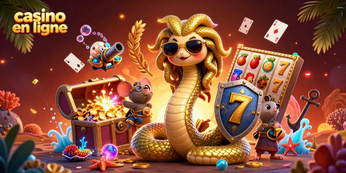 Explorez l'univers des jeux passionnants de casino en ligne avec cette illustration captivante.