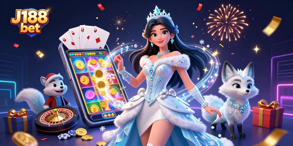 Experience thrilling moments with J188 bet in this vibrant 3D casino scene featuring action and excitement.