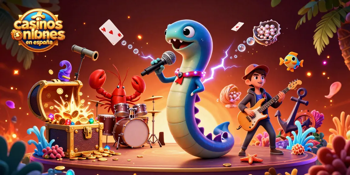 Disfruta en casinos online fiables en España con acción y diversión en esta ilustración 3D vibrante.