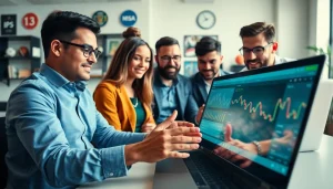 Explore online sportsbooks India with a diverse group engaging in sports betting activities.