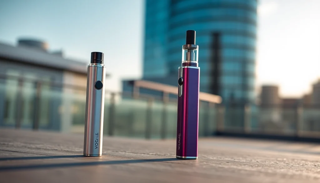 Vozol Vape Pen in elegant design auf minimalistischem Hintergrund sichtbar.