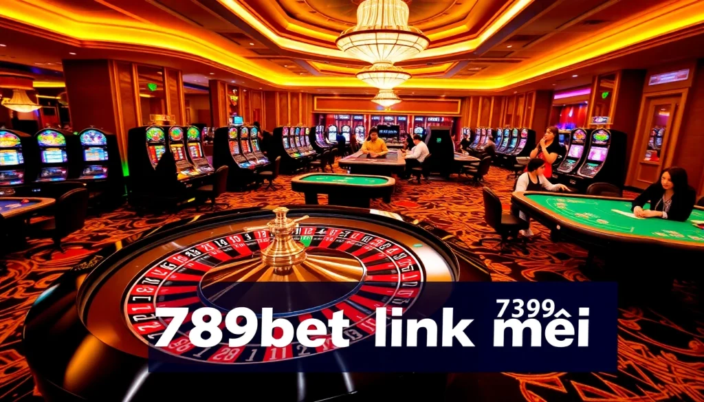 Experience the thrill of online gaming with 789bet link mới, featuring vibrant casino visuals and exciting games.