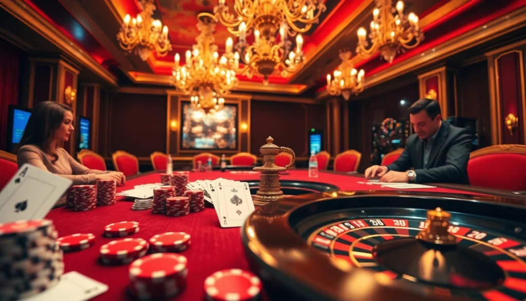 Experience various thrilling gaming moments at 555win com's luxurious casino.