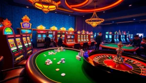 Engaged players at a casino table showcasing nohu90's exciting gameplay options.