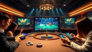 Experience the excitement of daga trực tiếp with real-time betting on vibrant casino screens.