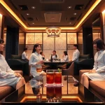 Ingyedong shirt room with elegant style and warm ambiance, featuring attentive staff.