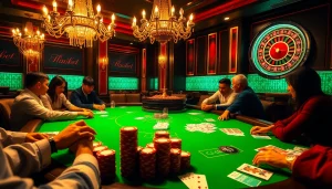 Experience the thrill of 'good88bet' with vibrant poker gameplay and luxury casino elements.