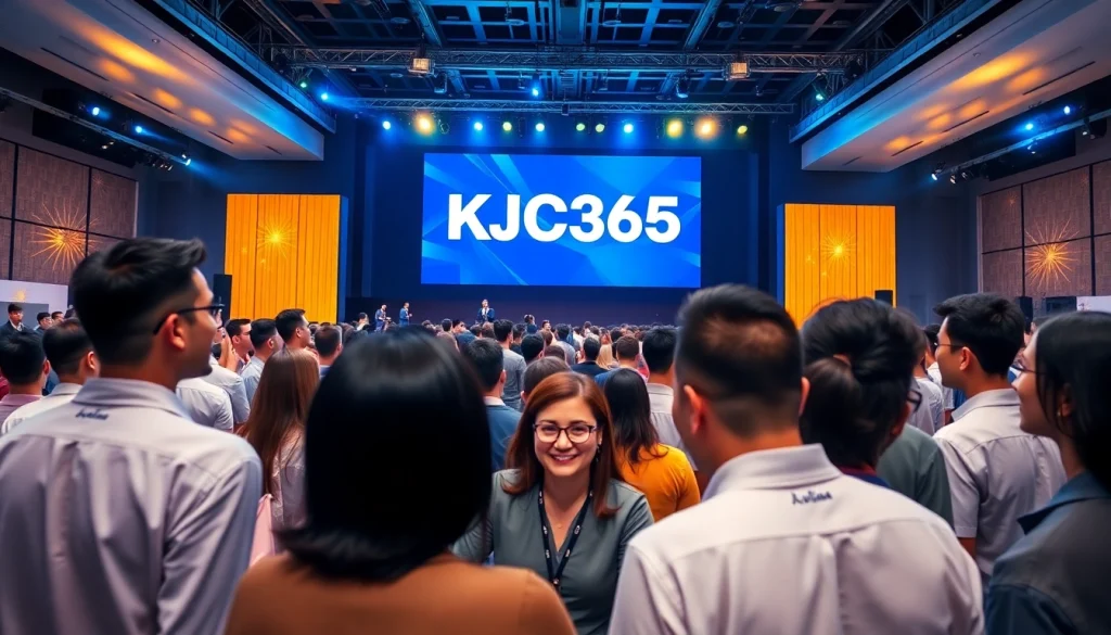 KJC365 corporate event showcasing digital engagement and entertainment innovation.