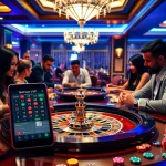 Trải nghiệm cảm giác hồi hộp khi cá cược với ứng dụng bet vip giữa bầu không khí sòng bài sôi động.