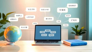 Showcasing the innovative technology of 有道翻译 in a modern digital workspace.