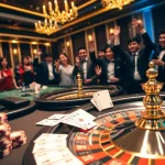 Players enjoy an exciting game at the GO99 casino table, surrounded by colorful poker chips and cards.