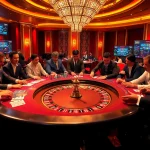 Shooting at an exciting poker table with sbobet link alternatif elements enriching the lavish gambling scene.