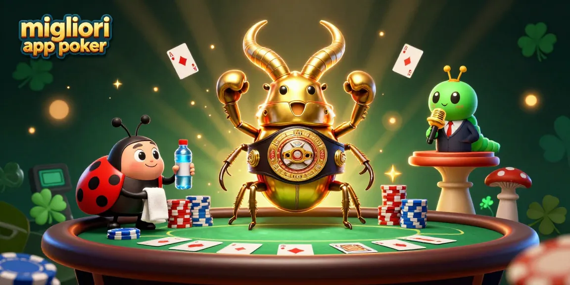 Giocando con le migliori app poker, emozionanti partite al tavolo verde con personaggi animati.