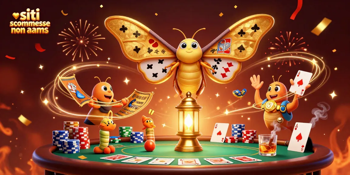 Scopri i migliori siti scommesse non AAMS con una grafica accattivante e festosa.