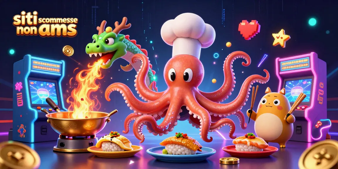 Scommetti sui migliori siti scommesse non AAMS con un'opera d'arte digitale che mostra divertenti personaggi fantasy.