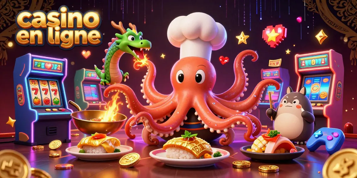 Jouez au casino en ligne avec une offre dynamique illustrant des personnages et des machines à sous