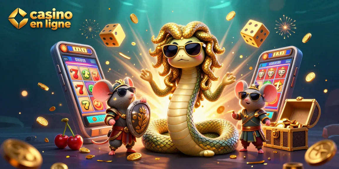 Gagnez sur casino en ligne avec Medusa, loterie et jeux de machines à sous.