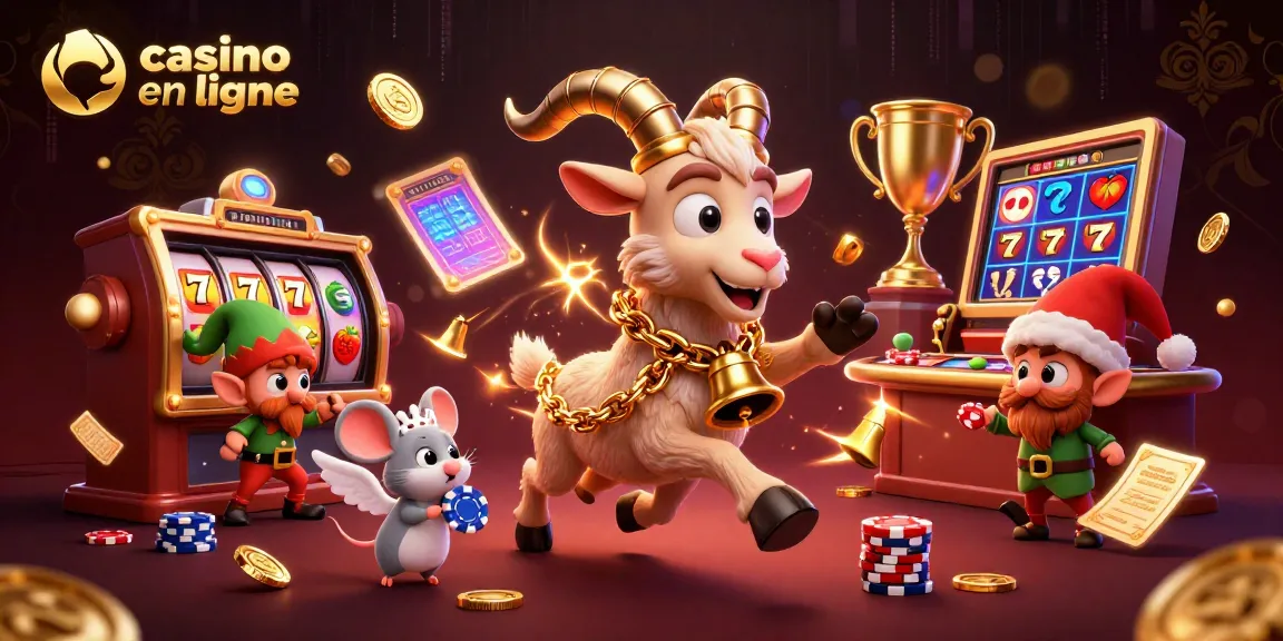 Jouer dans un casino en ligne excitant avec des personnages comme Krampus et des gremlins malicieux.