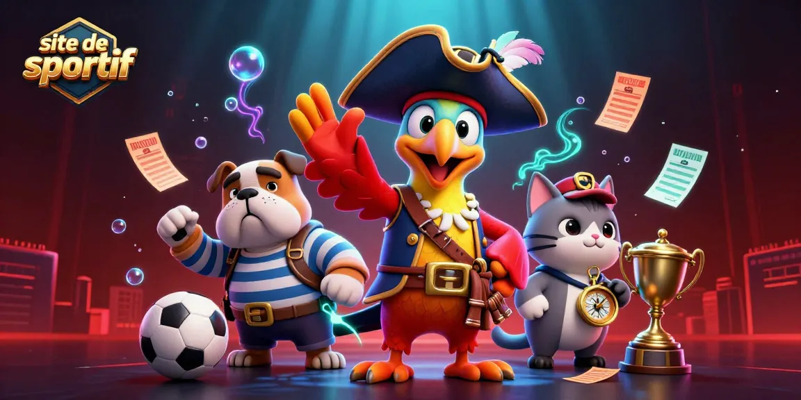 Pariez avec le site de paris sportif autour de personnages animés et d'éléments de jeu captivants.