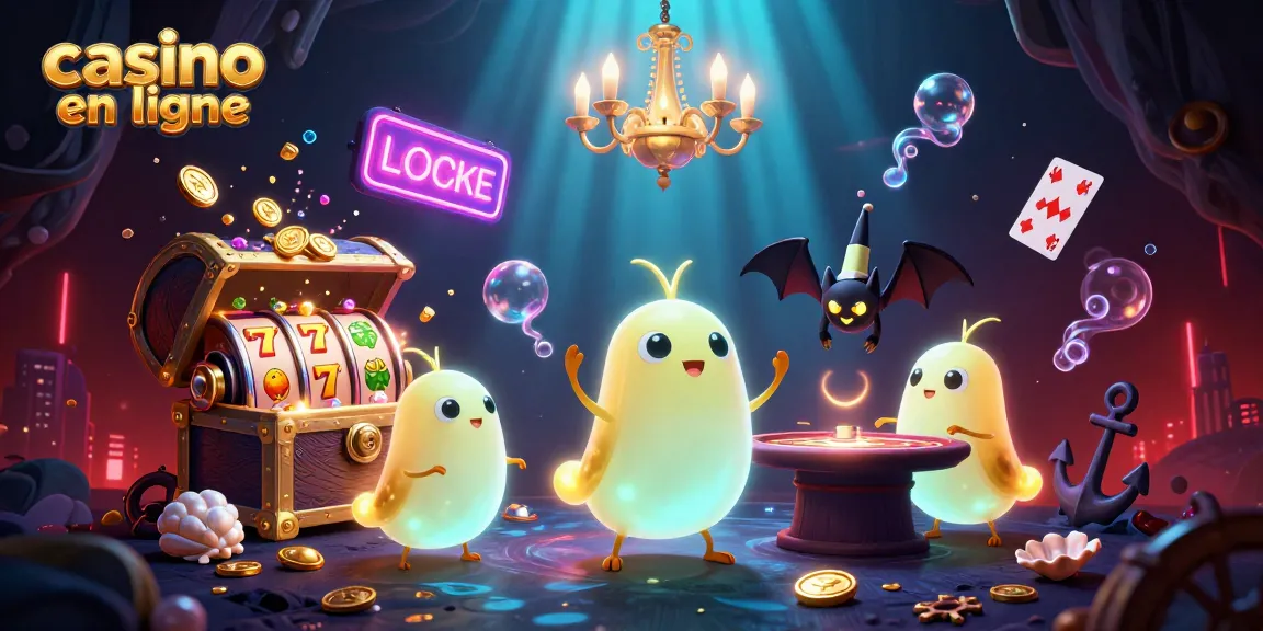 Expérimentez le monde fascinant du casino en ligne avec notre illustration d'animation ludique.