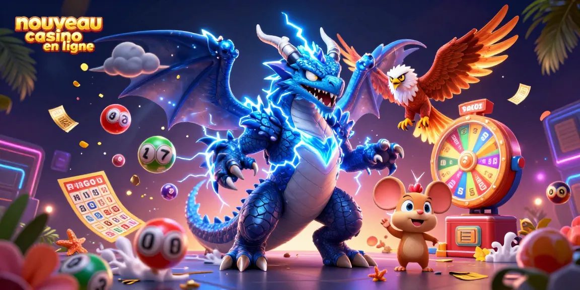 Jouez avec le nouveau casino en ligne et découvrez des aventures palpitantes avec des dragons et des oiseaux dans un cadre vibrant.