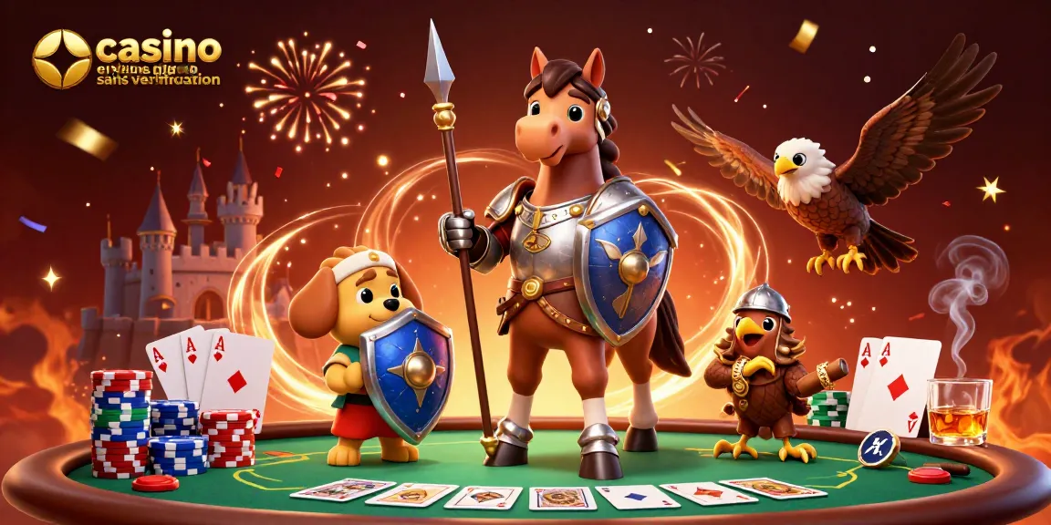 Gagnez avec le casino en ligne sans vérification en jouant aux cartes et en profitant de l'animation festive.