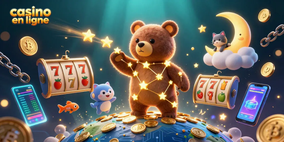 Découvrez le casino en ligne avec un ourson constellation dans un univers riche de jeux.